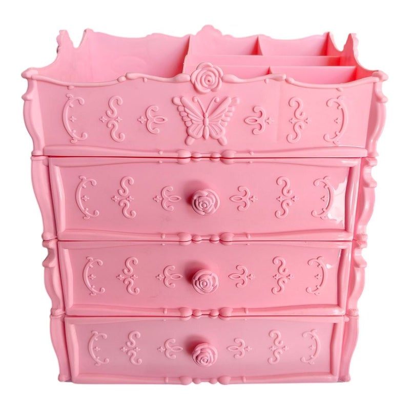 خورشيد للبلاستيك منظم ميك اب هابي ليدي من خورشيد بلاست للبلاستيك - ذهبي - Image 2